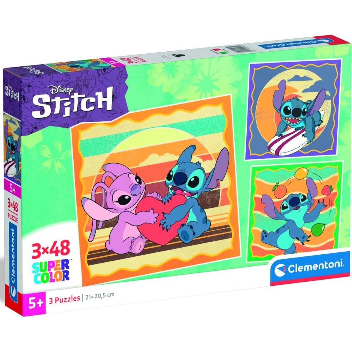 Clementoni puzzle 3X48 Stitch