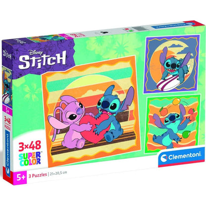 Clementoni puzzle 3X48 Stitch