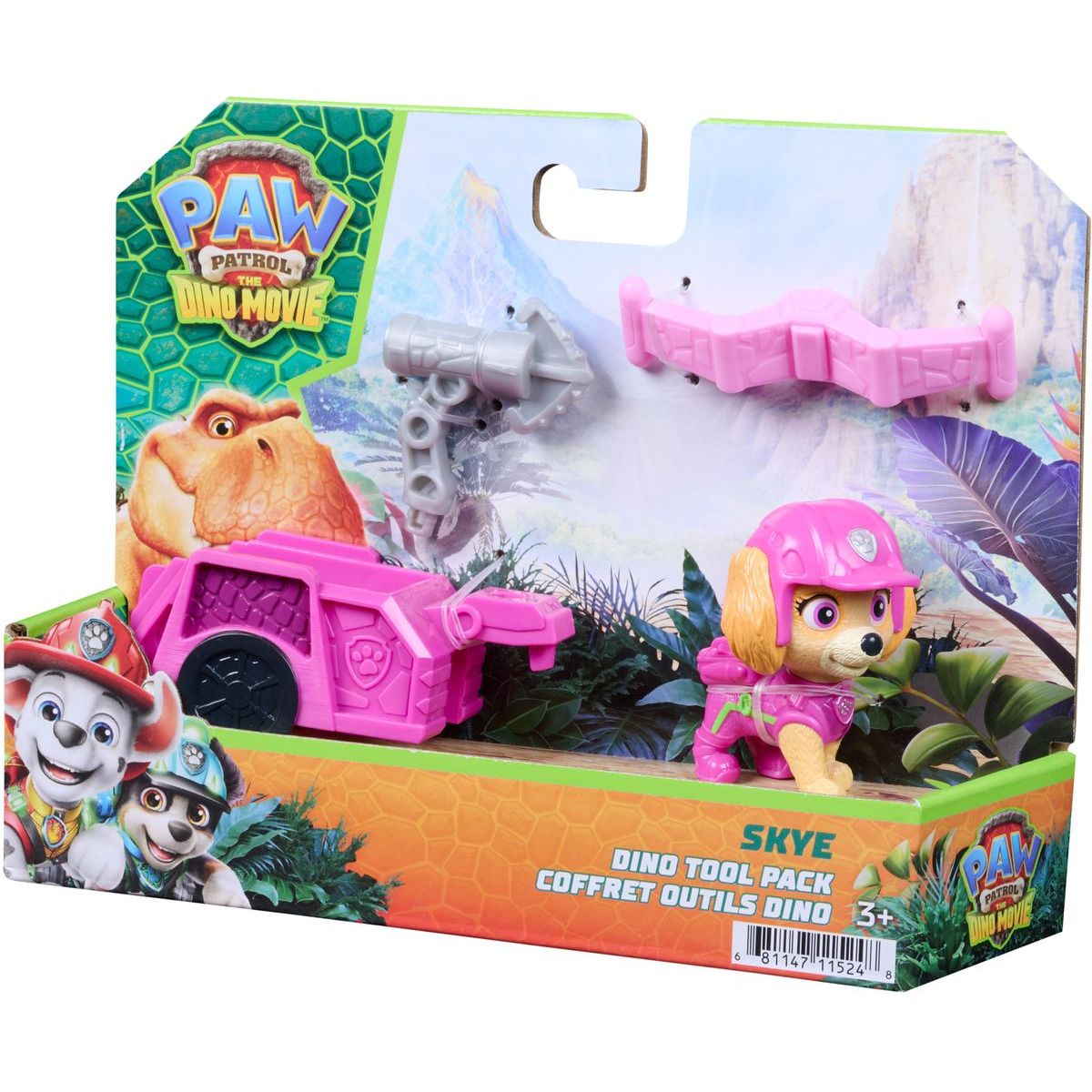 Spin Master Tlapková patrola Dino figurka s vozíkem Skye