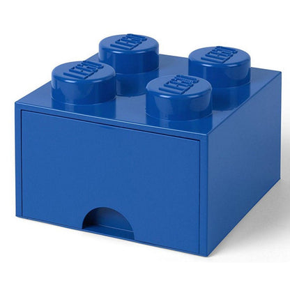 LEGO® úložný box 4 s šuplíkem 25 x 25 x 18 cm - Modrá