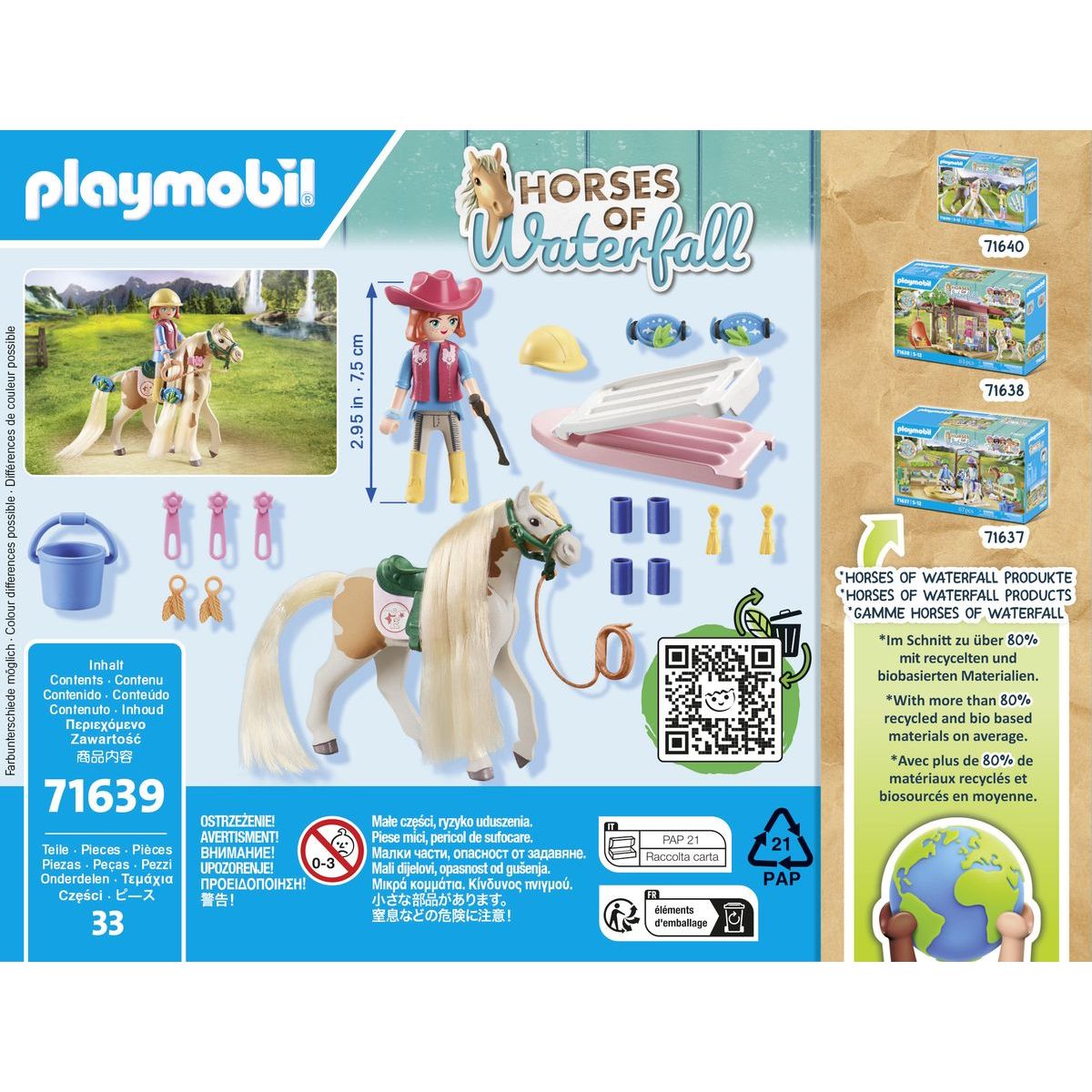 PLAYMOBIL® 71639 Ellie & kůň s krepovačkou