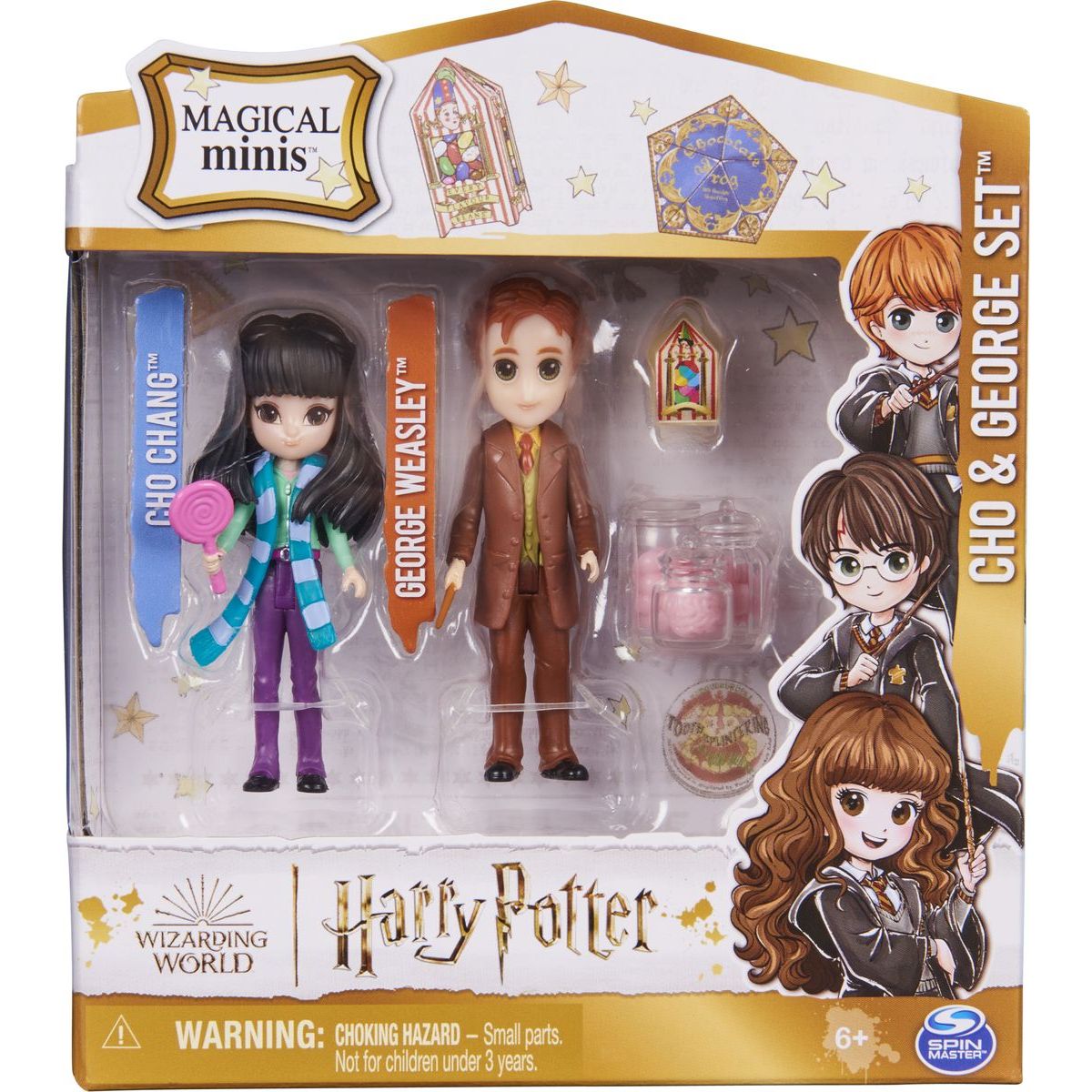 Harry Potter dvojbalení figurek s doplňky George a Cho