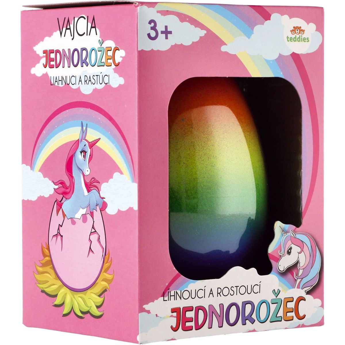 Vejce líhnoucí a rostoucí jednorožec