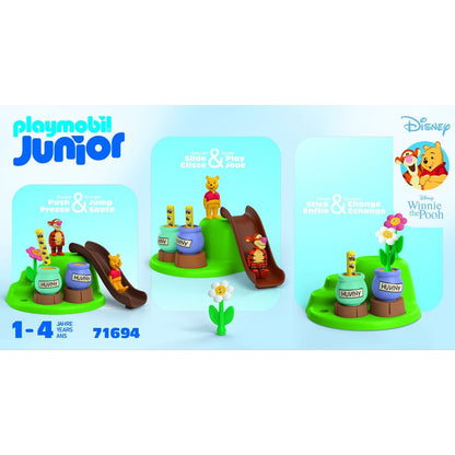 PLAYMOBIL® 71694 Junior & Disney: Včelí zahrada Medvídka Pú a Tygříka
