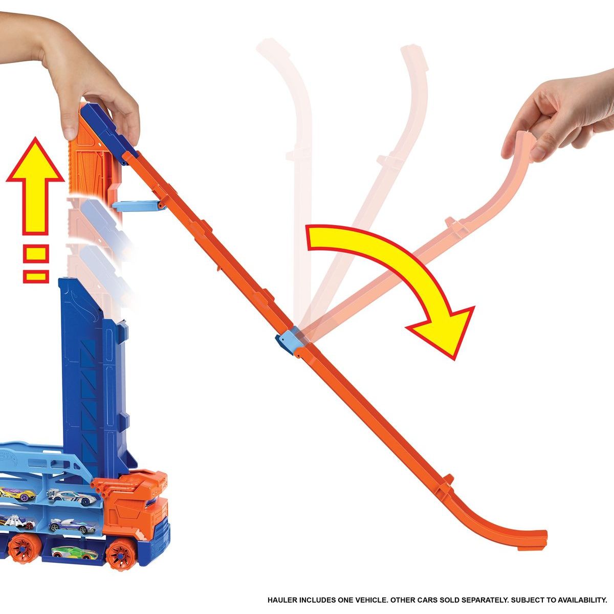 Mattel Hot Wheels tahač s vysokou dráhou 61 cm