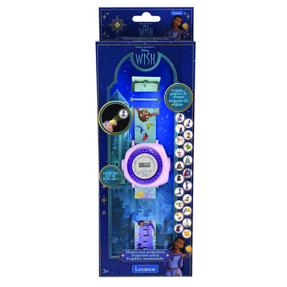Lexibook Digitální promítací hodinky Disney Wish s 20 obrázky