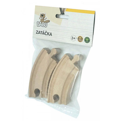Babu Train Kolej zatáčka 10 cm 4 ks