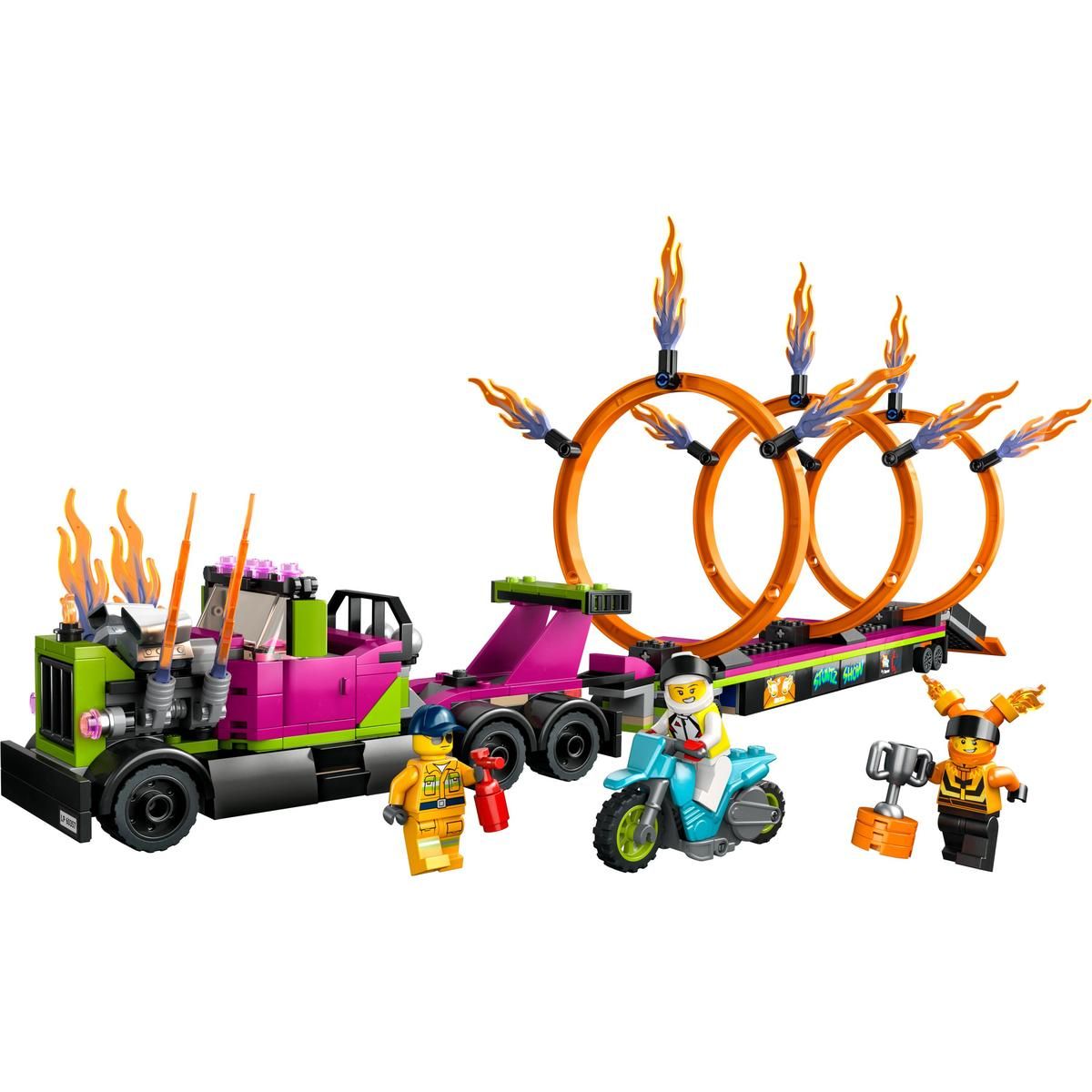 LEGO® City 60357 Tahač s ohnivými kruhy