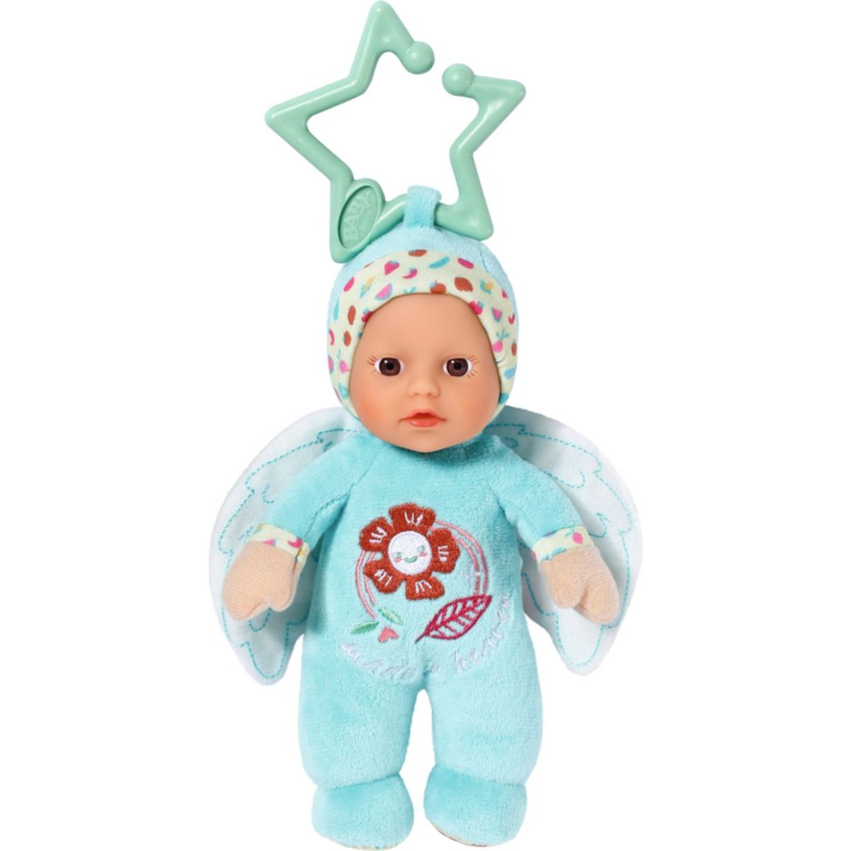 BABY born for babies Andílek 18 cm tyrkysový