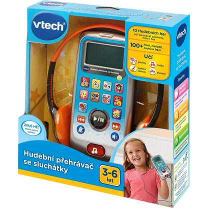 Vtech Hudební přehrávač se sluchátky CZ