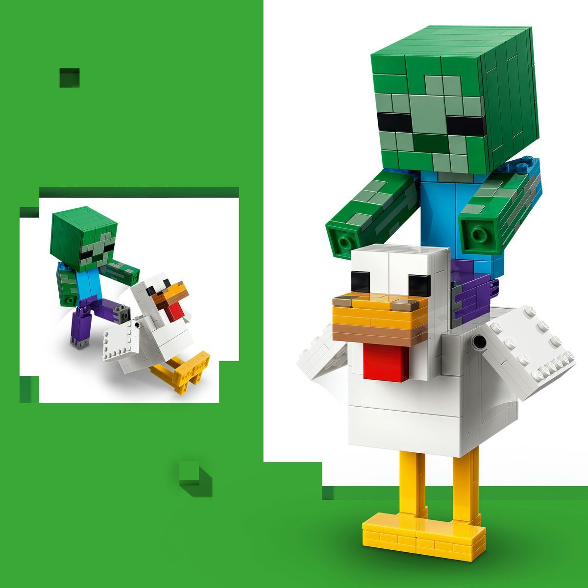 LEGO® Minecraft® 21582 Kuřecí žokej