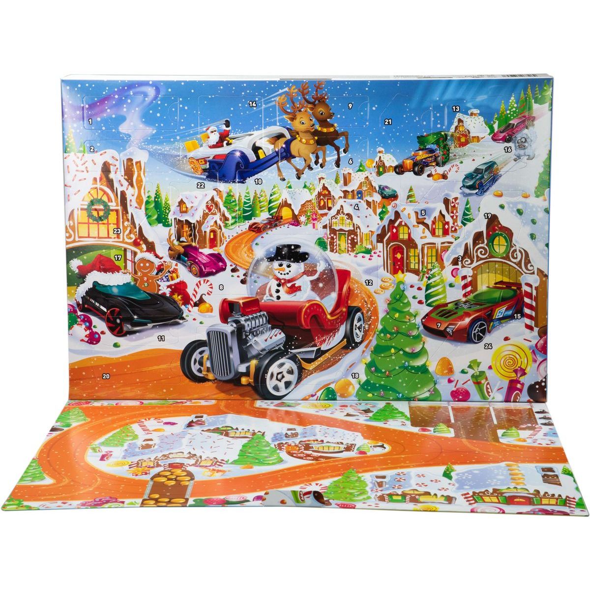 Hot Wheels Adventní kalendář JCB47