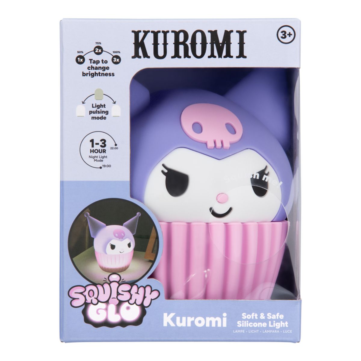 Kuromi světlo SquishyGlo silikonové