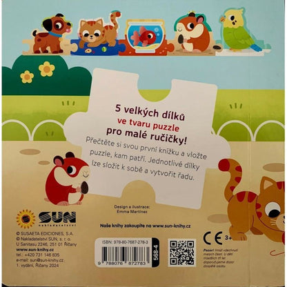 SUN Čti a skládej puzzle: Zvířátka