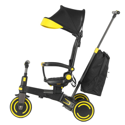 Sparkys Dětská tříkolka Premium 9 v 1 žlutá