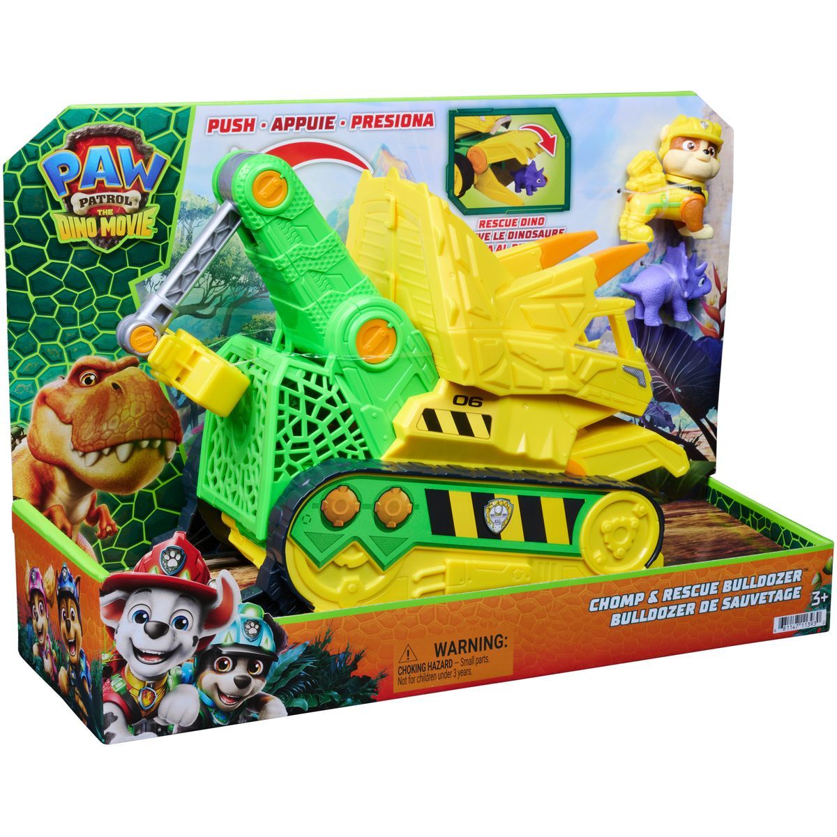 Spin Master Tlapková patrola Dino velký bagr Rubble
