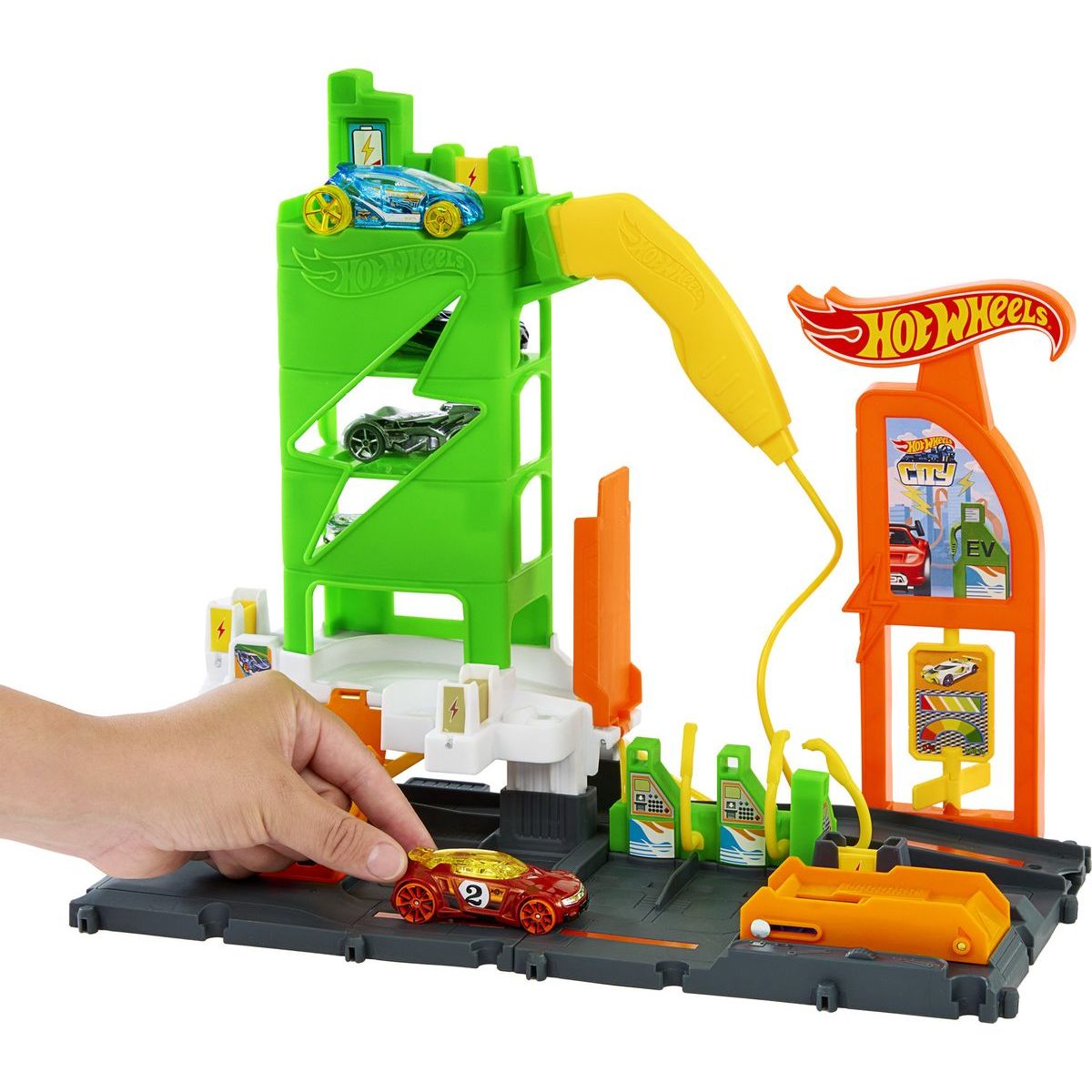 Mattel Hot Wheels City super nabíjecí stanice