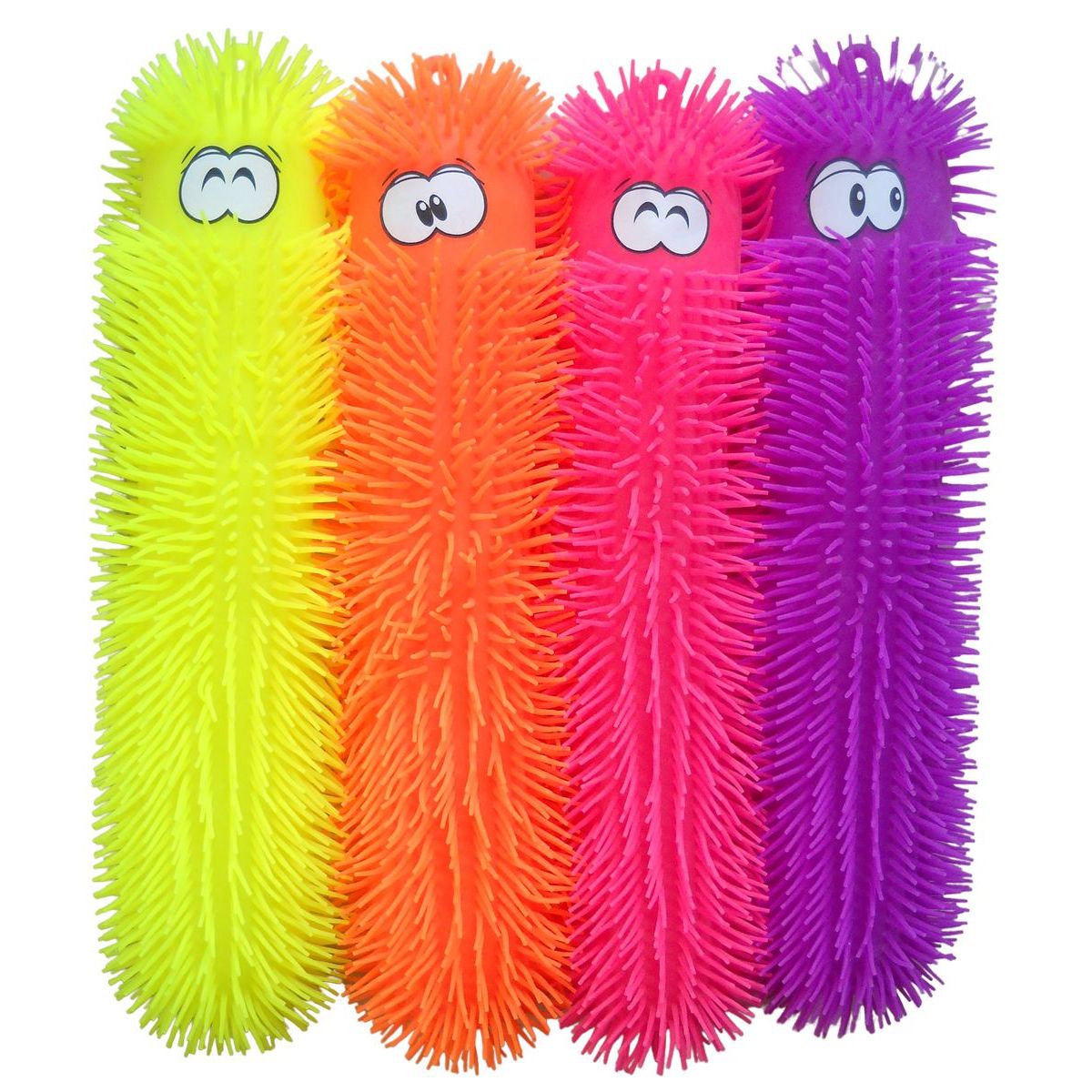 Sparkys Antistresová mačkací Obří Housenka 50 cm žlutá