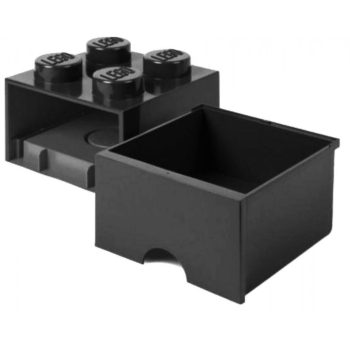 LEGO® úložný box 4 s šuplíkem 25 x 25 x 18 cm černá