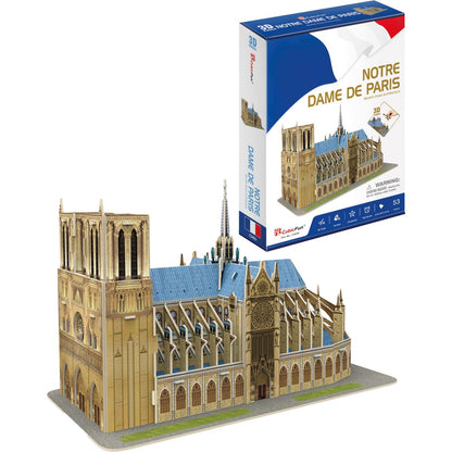 CubicFun Puzzle 3D Katedrála Notre-Dame 53 dílků