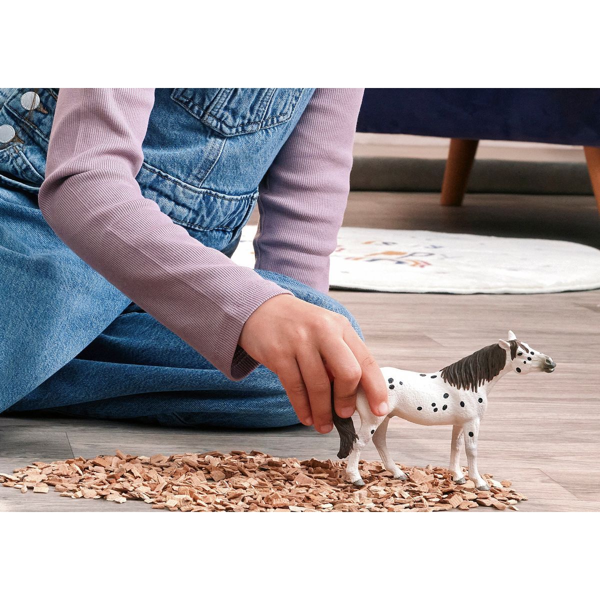 Schleich Zvířátko - valach knabstrupského koně