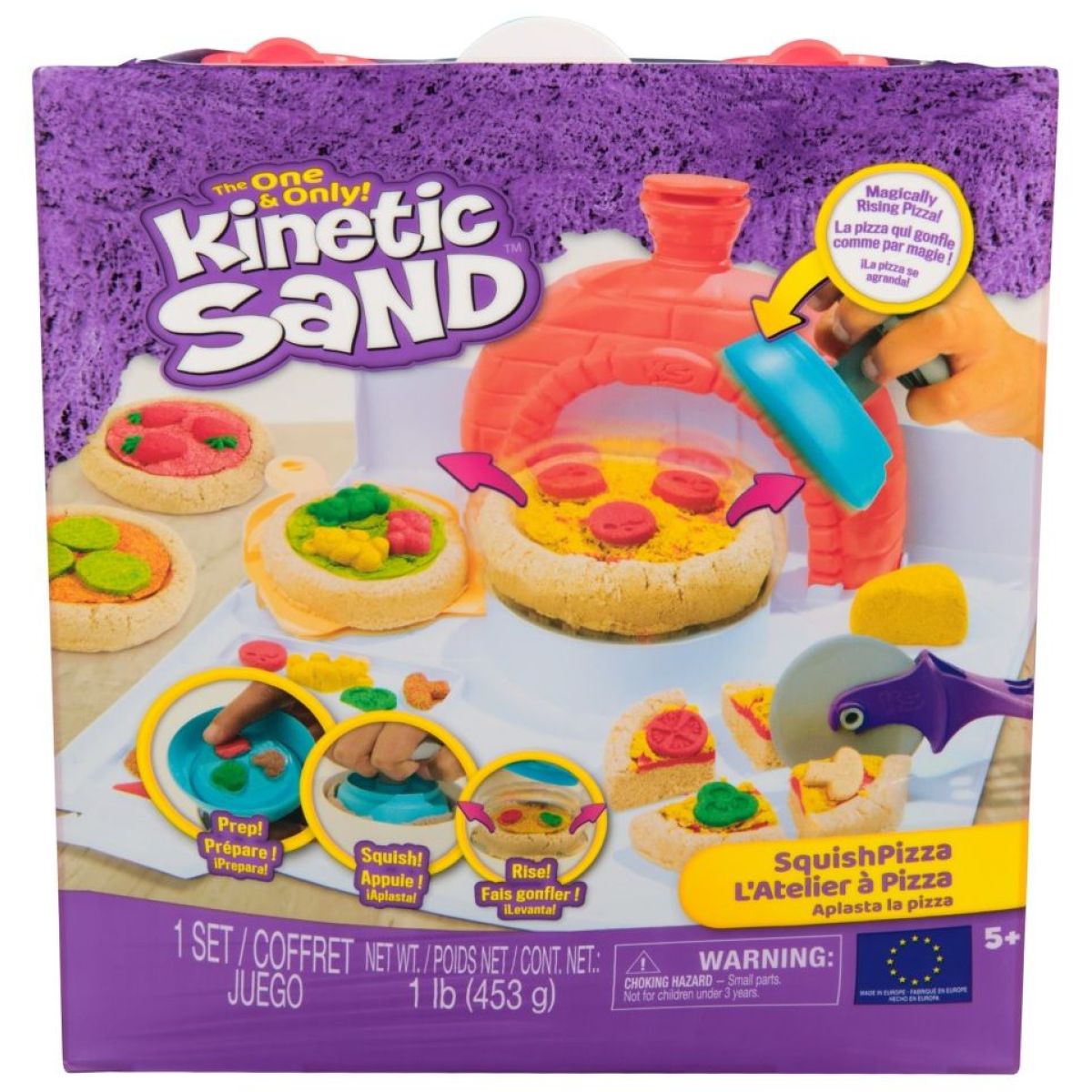 Kinetic Sand výroba pizzy
