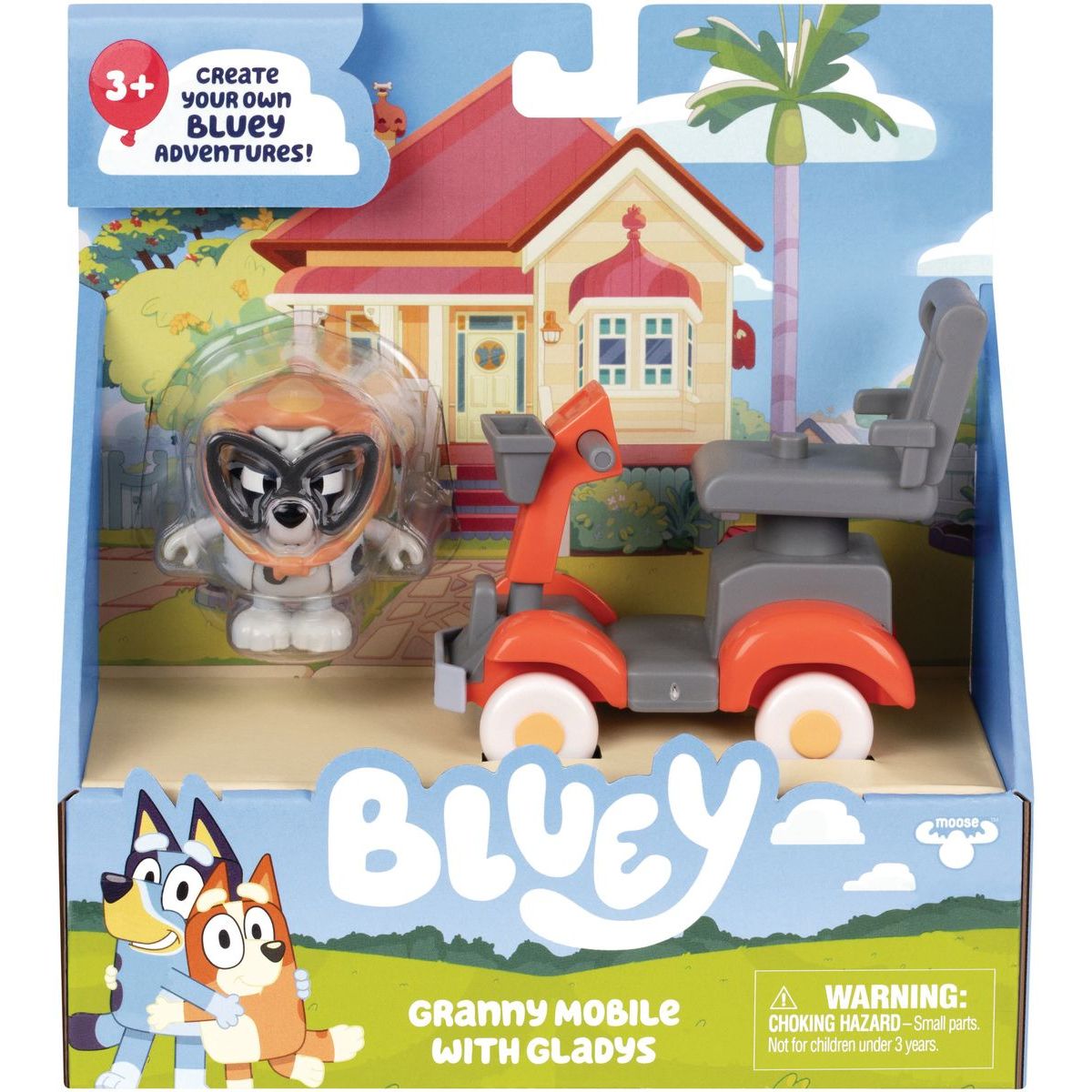TM Toys Bluey Babička Muffin a její vozítko Grannie mobile