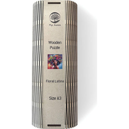 Epee Wooden puzzle Floral Latina A3