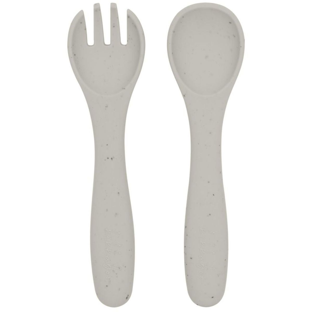 KikkaBoo Jídelní sada 5-dílná Platinum Silicone Sand