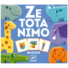 Djeco Puzzle kostky Zvířátka ze ZOO 6 dílků
