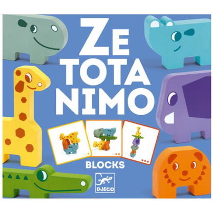 Djeco Puzzle kostky Zvířátka ze ZOO 6 dílků