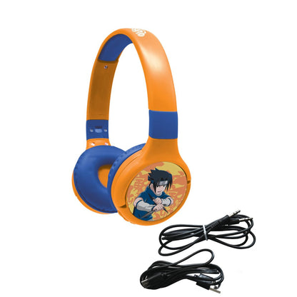 Lexibook 2v1 bluetooth skládací sluchátka Naruto s limitem hlasitosti