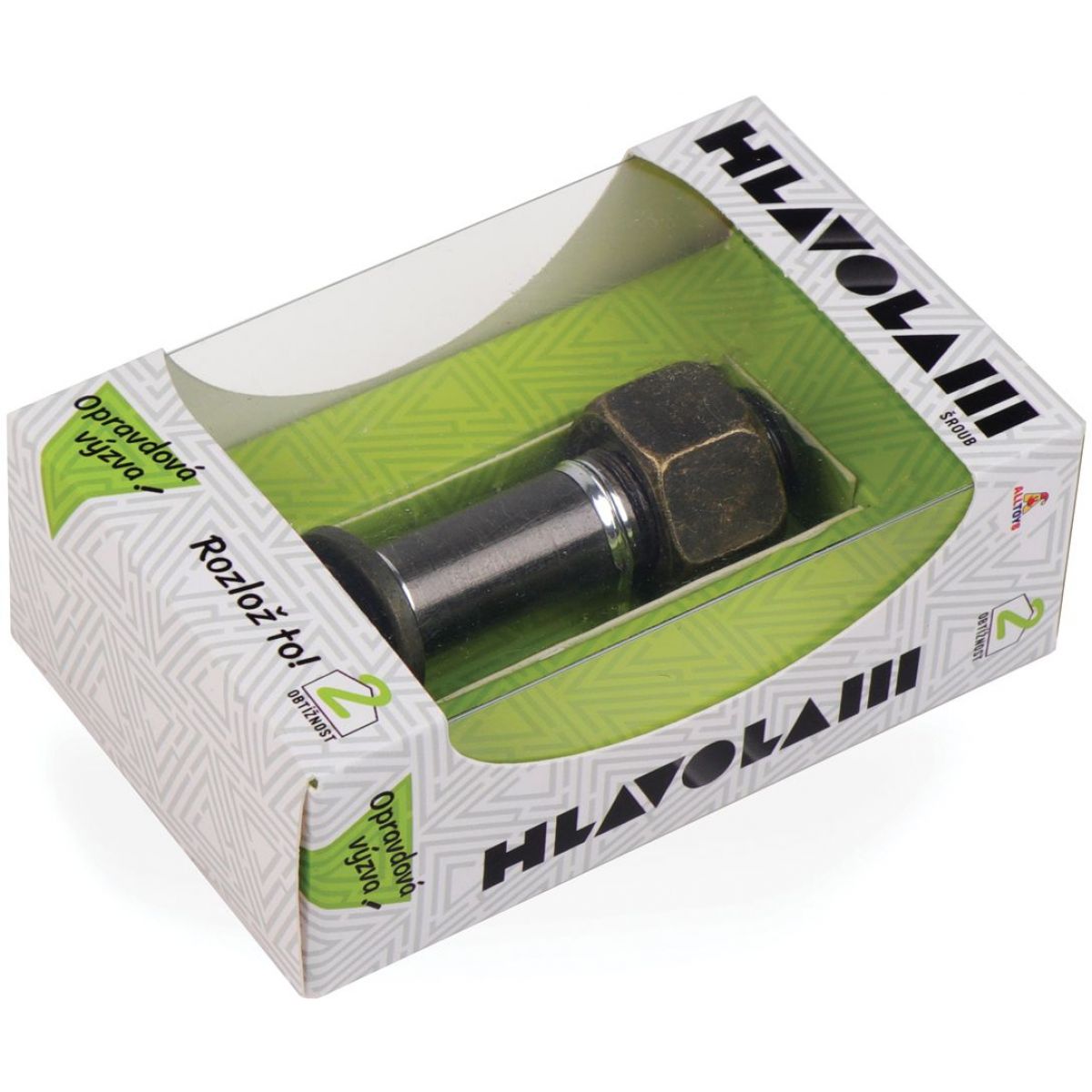 Alltoys Kovový hlavolam Šroub
