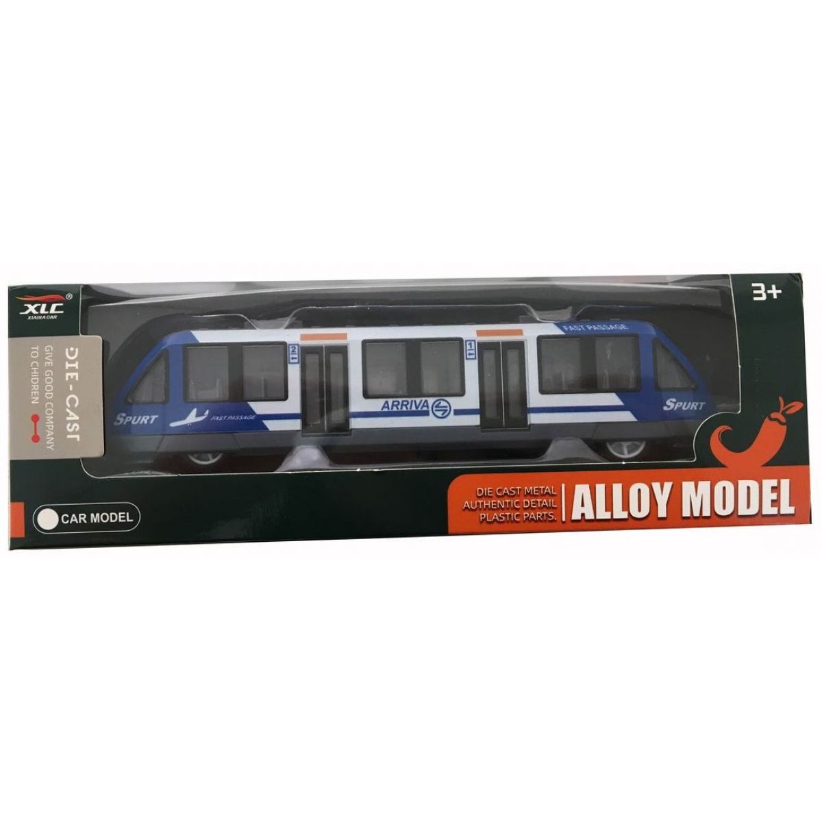 Alltoys Vláček 15 cm modrý