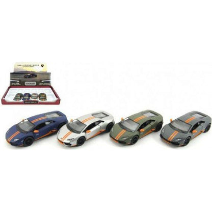 Kinsmart Lamborghini Huracan kov 12 cm šedé