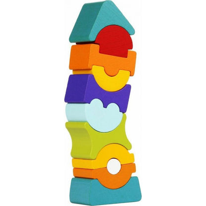CUBIKA 12862 Balanční věž IX dřevěná skládačka