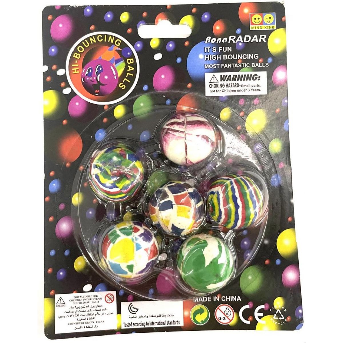 Alltoys Hopík 6 ks 3,2 cm