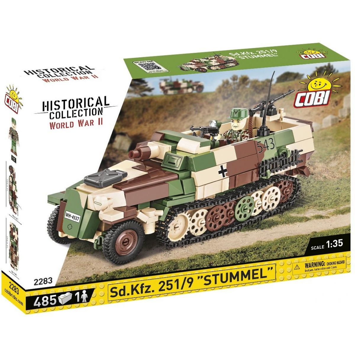 Cobi 2283 II. světová válka Sd. Kfz. 251_9 Stummel