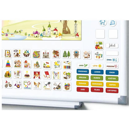 Kalendář magnetický - Školka 114 ks magnetek