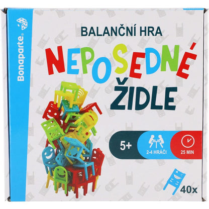 Bonaparte Neposedné židle 40 ks balanční společenská hra
