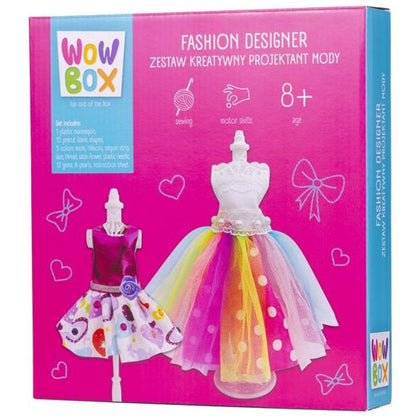 TM Toys Wow Box Módní návrhář Kreativní sada na navrhování šatů