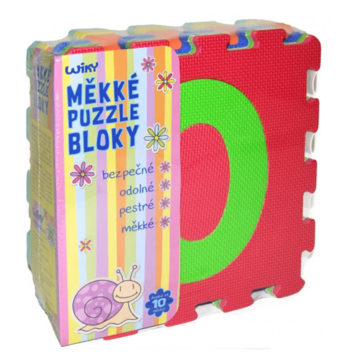 Wiky Puzzle pěnové Číslice 10 dílků