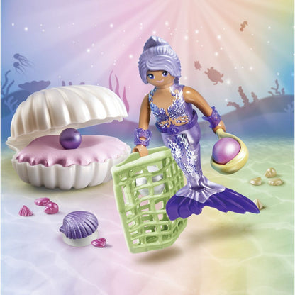 Playmobil P71502PMB Mořská panna s perlovou mušlí