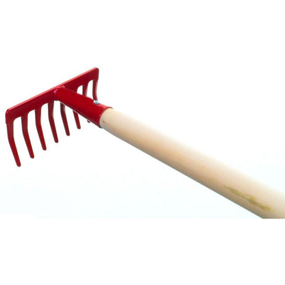 Hrábě červené s násadou 80 cm