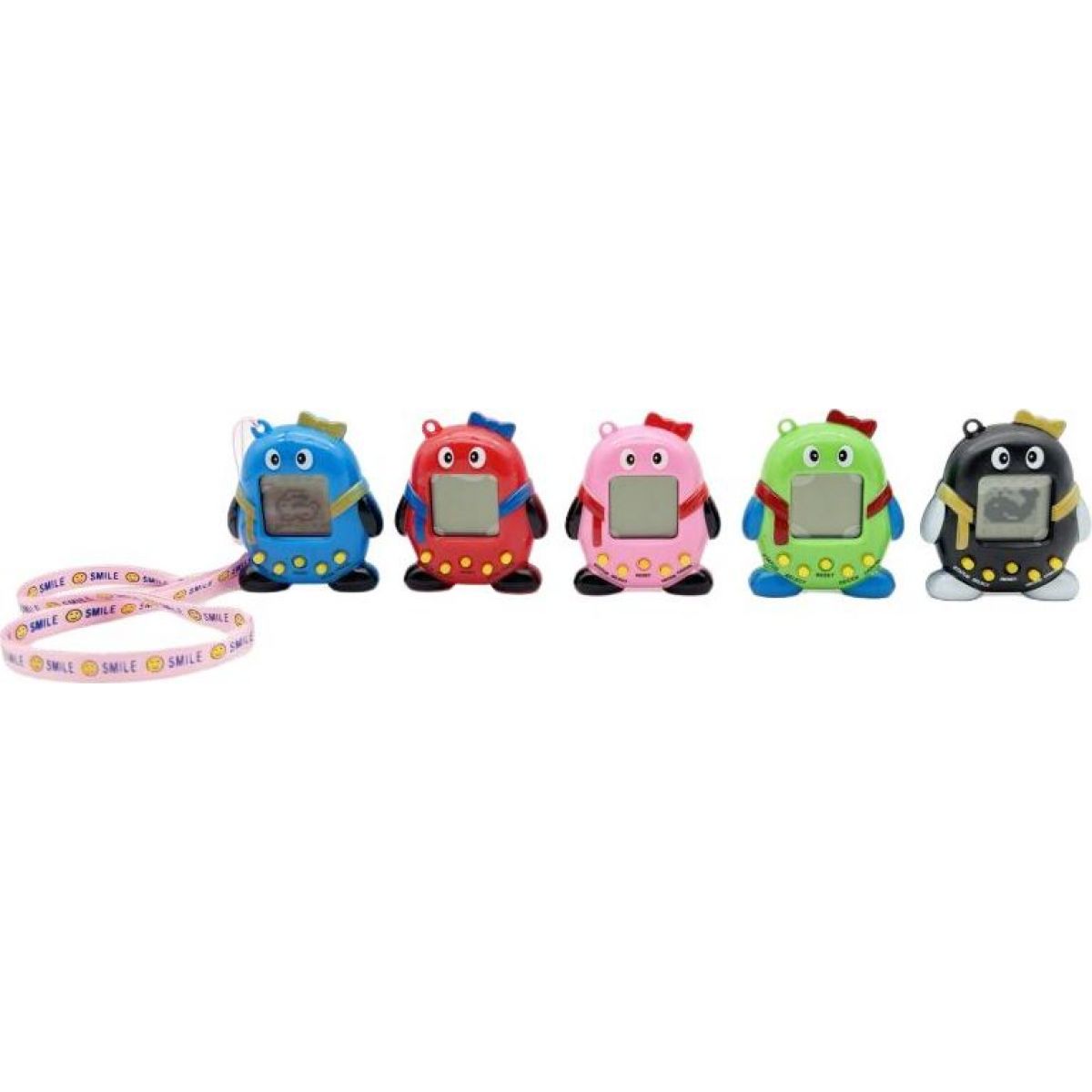 Alltoys Digitální hra zvířátka se šňůrkou - černá