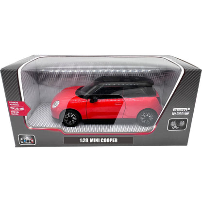 Sparkys 1:28 Mini Cooper červené
