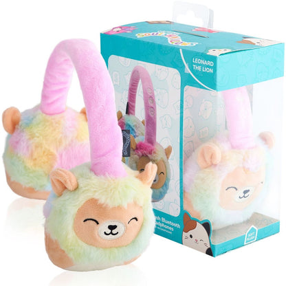 Lazerbuilt Squishmallows Plush Bluetooth Headphones - Leonard