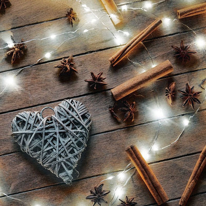 Vánoční řetěz stříbrný, 100 x mini LED, 10 m, 3 x AAA, studené světlo