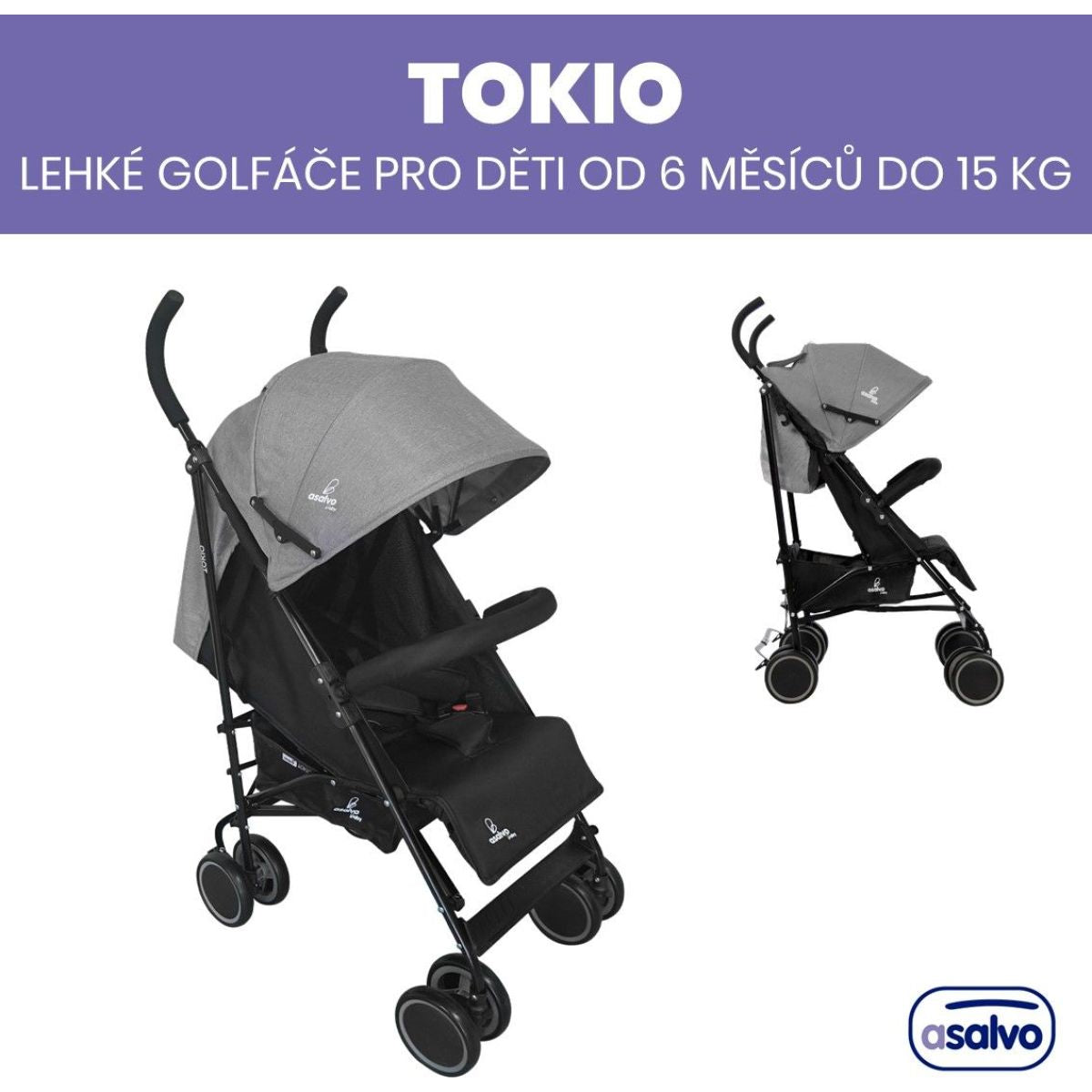 Asalvo TOKIO golfáče 6 m - 15 kg anthracite