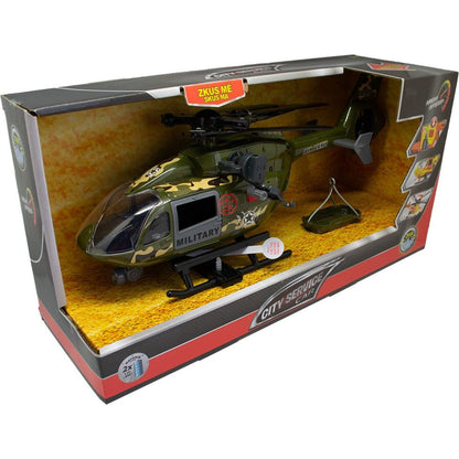 Sparkys CITY SERVICE CAR - 1:12 Vojenský vrtulník